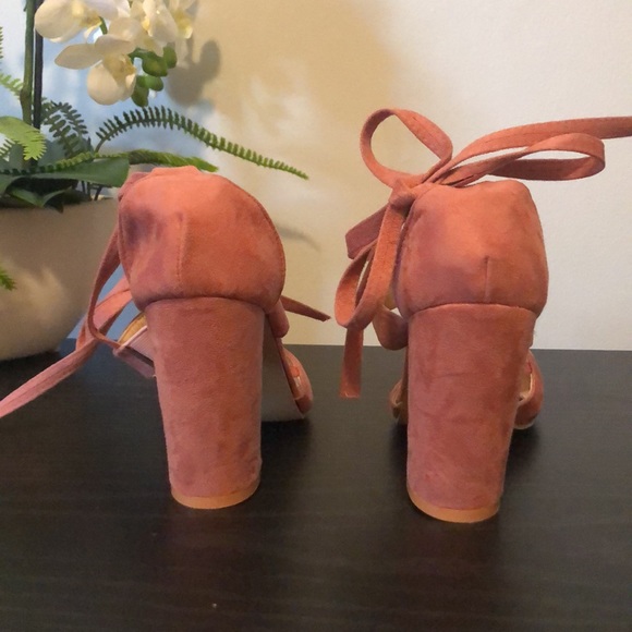 Mauve block heels - Picture 7 of 9